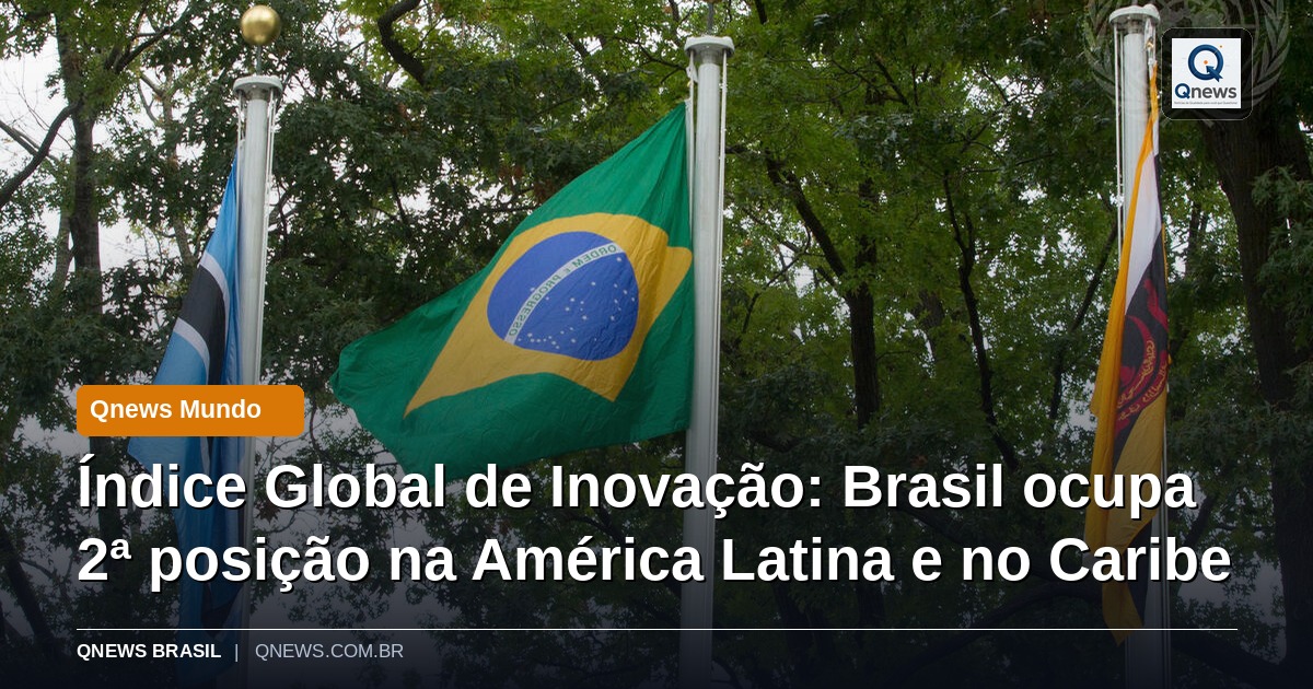 Índice Global de Inovação: Brasil ocupa 2ª posição na América Latina e no Caribe