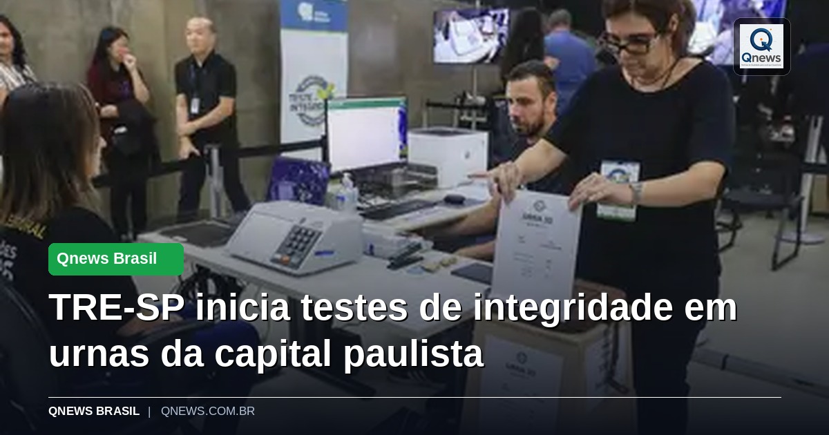 TRE-SP inicia testes de integridade em urnas da capital paulista