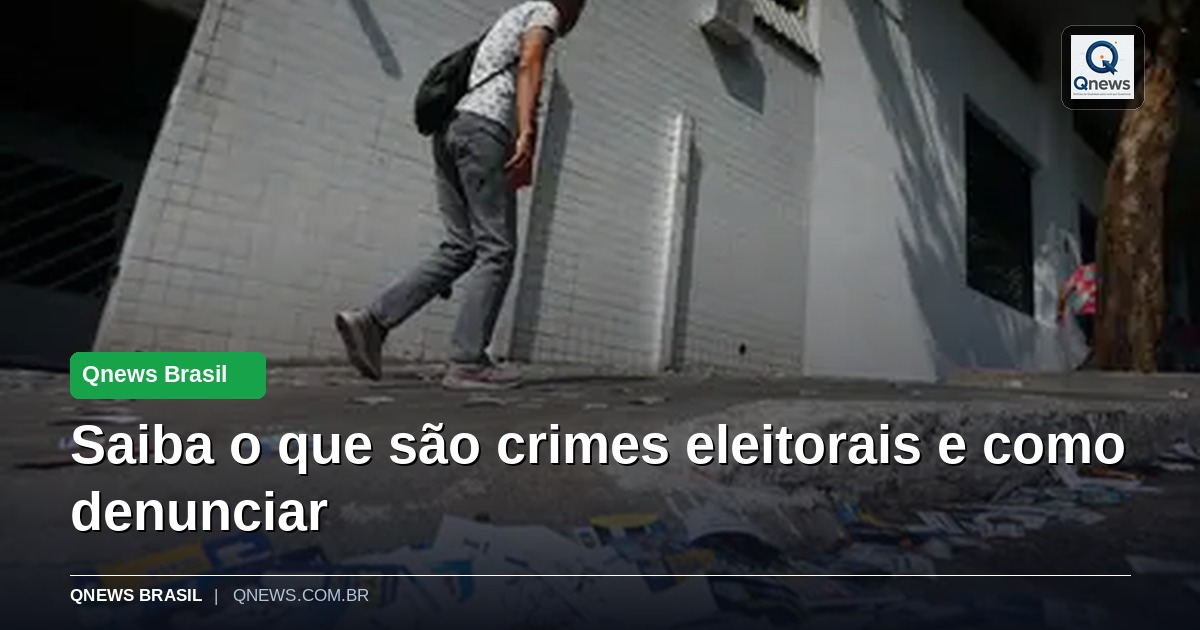 Saiba o que são crimes eleitorais e como denunciar