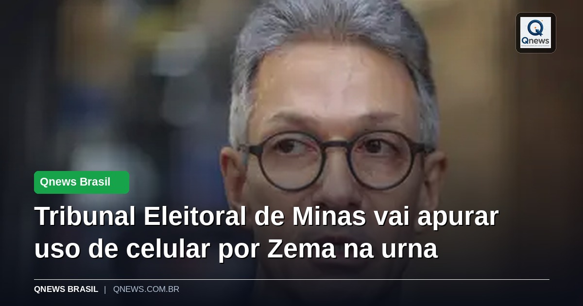 Tribunal Eleitoral de Minas vai apurar uso de celular por Zema na urna