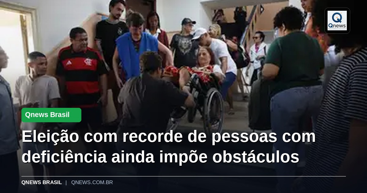 Eleição com recorde de pessoas com deficiência ainda impõe obstáculos